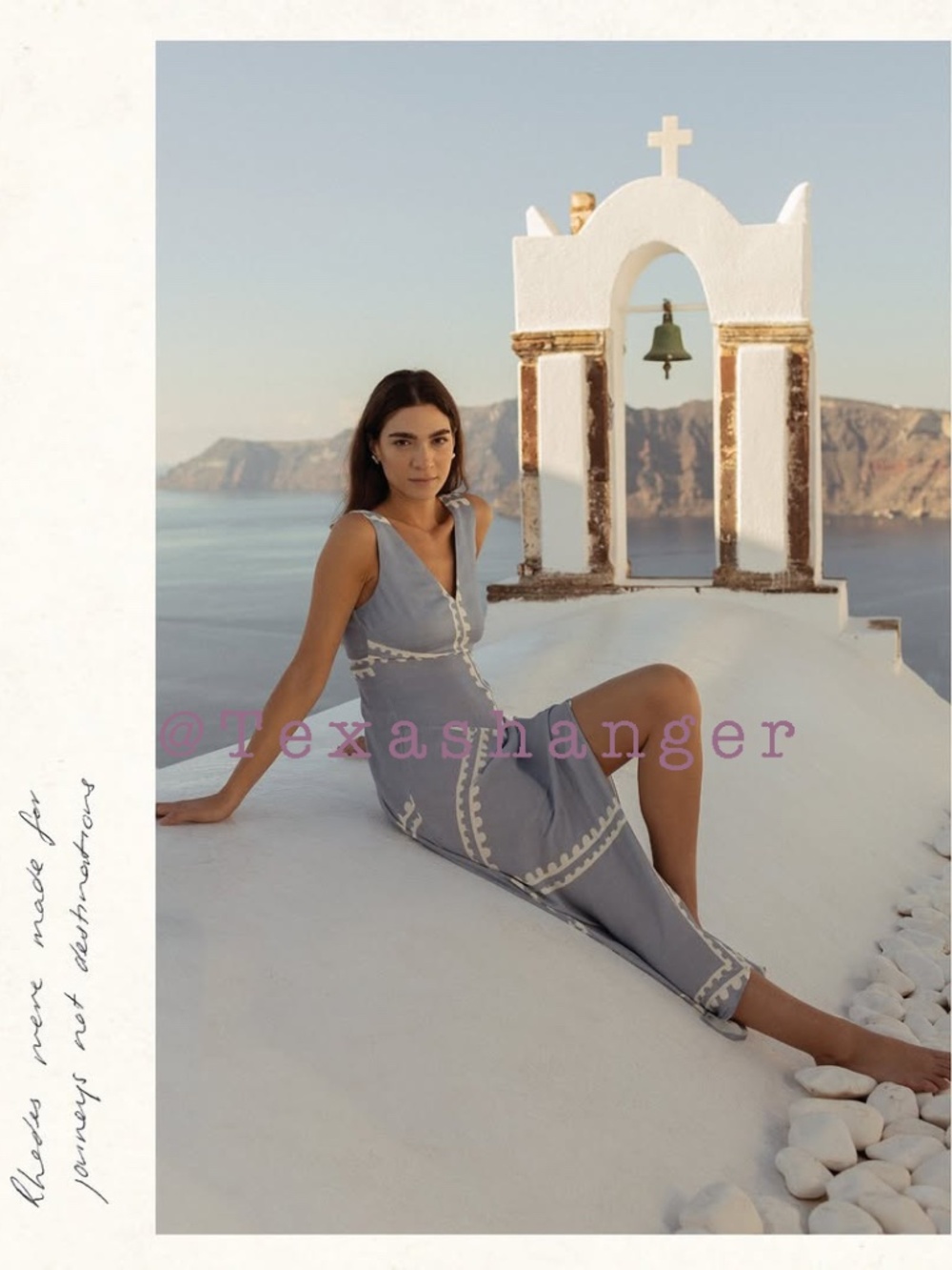 Mon Renn NWT Serape Midi Dress Medium / 10 Blue Postcards - Picture 6 of 13